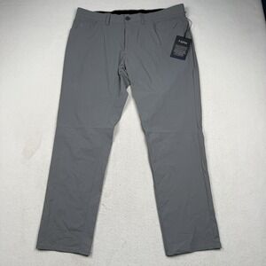 State Of Matter Pants Mens 36x30 Gray Stretch Chino Performance 5 Pocket Travel